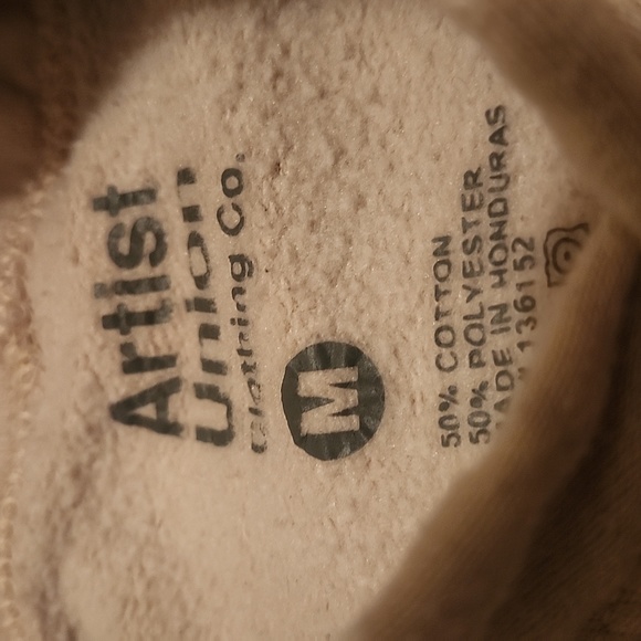 Mens Artist Union Clothing Co brand Hoodie Size Medium - Picture 3 of 3